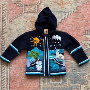 Hand Knit Baby Sweater